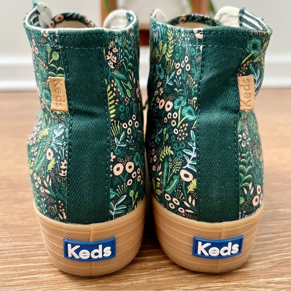 RARE Rifle Paper Co. x Keds Tapestry Everyday Triple Decker Hi Sneaker - Picture 8 of 16